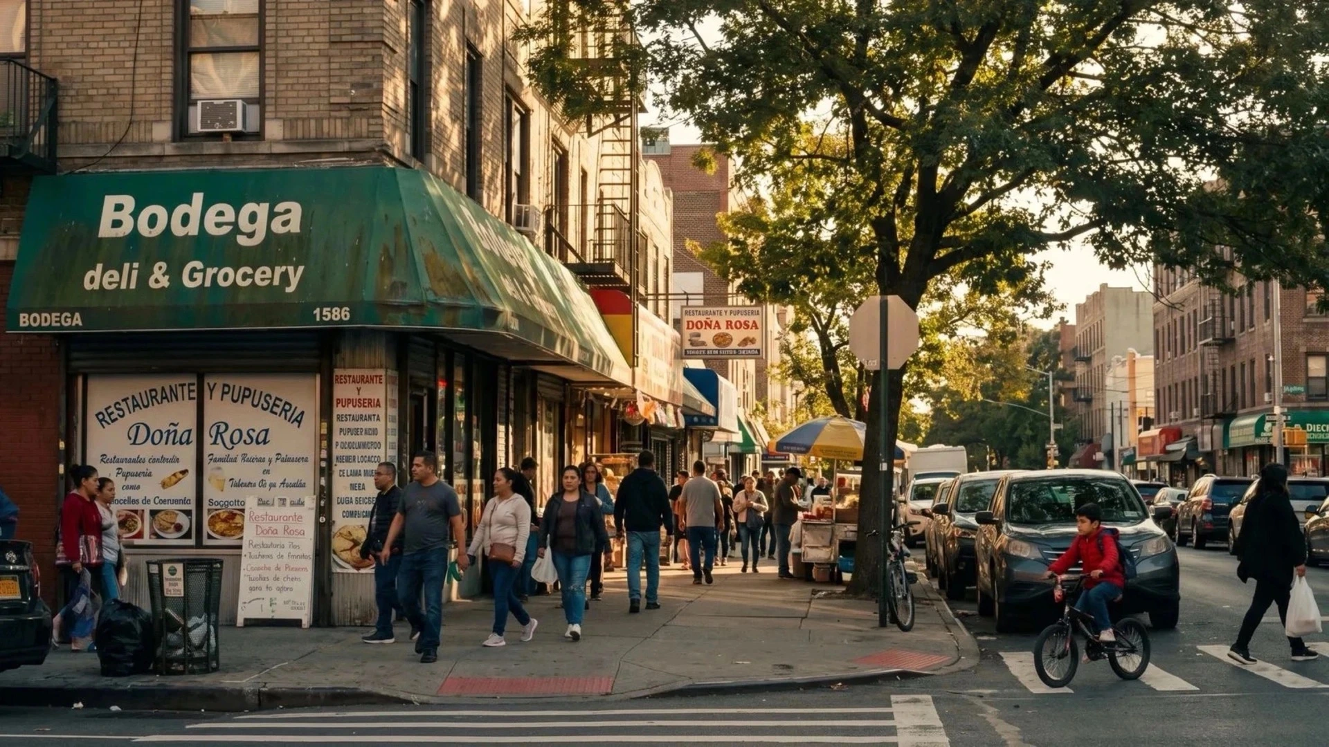 Corona street scene, Queens